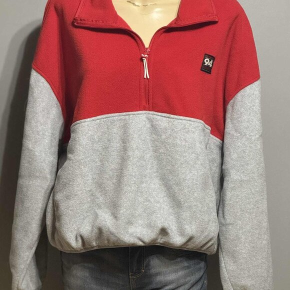 Old Navy '94 Reissue Half Zip Crop Sweater, XL, Retro Style - Picture 2 of 5